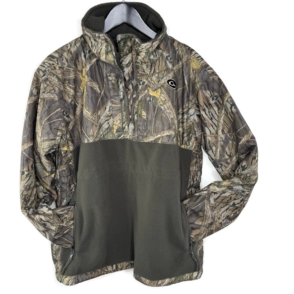 Drake Hunting / Waterfowl Camouflage Quarter Zip Jacket Wind Resistant Ladies